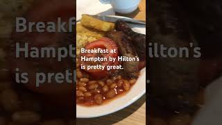 Breakfast at Hampton by Hilton’s breakfast great service customerservice excellent [upl. by Aritak]