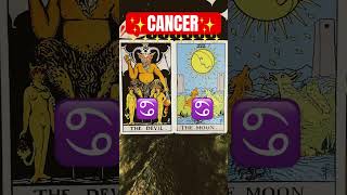 CANCER ♋️ TODAYS TAROT shorts love motivation inspiration entertainment tarot short art [upl. by Zacharias]