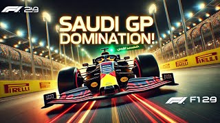 Max Verstappen’s Red Bull Dominance in F1 24  Saudi Arabian GP PS5 Gameplay [upl. by Apple930]