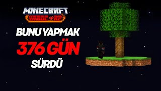 Sadece 1 AĞAÇLA Nasıl Minecraft Hardcoreu Bitirdim [upl. by Aissilem]