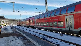 Schwarzwaldbahn im Bahnhof Immendingen [upl. by Rikahs]