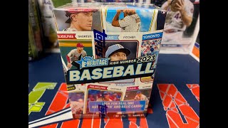 2023 Topps Heritage High Number Blaster Box Opening How Are These Compared To Hobby Boxes [upl. by Tricia]