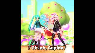 miku e luka cantando cupido vocaloidbrasil hatsunemiku animecharacter memes anime hatsune [upl. by Ji]