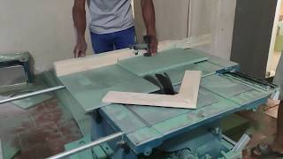 Testing Dust Extraction DVC860 and MLT100 Makita Table Saw [upl. by Heyer]