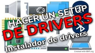 HACER UN SETUP INSTALADOR DE DRIVERS [upl. by Jean]