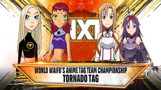 WWE 2K24 World Waifu Division 7242024  Starfire amp Terrac vs Asuna amp Yuuki [upl. by Rosenthal]