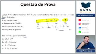 QUESTÃO 22003  PIB CPA10 CPA20 CEA AI ANCORD [upl. by Notnek]