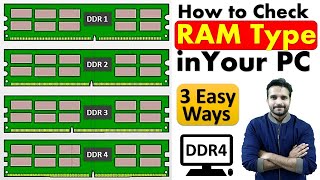 3 Ways to Check if RAM Type is DDR  DDR2 DDR3 or DDR4 in Windows PC  in Hindi [upl. by Assirahc]