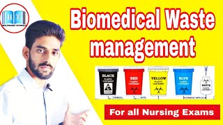 Biomedical Waste Management  Nursing classes [upl. by Coit]