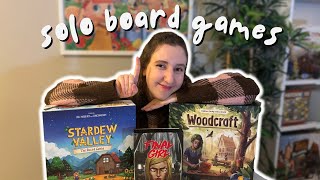 My Favourite Cozy Solo 1 Player Board Games of 2023 RANKED [upl. by Cynarra]