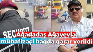 Ağadadaş Ağayevlə mühafizəçi haqda qərar verildi  Hadisədən sonrakı ilk Fotosu [upl. by Saint979]