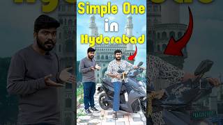 SIMPLE ONE EV Scooter IN HYDERABAD😱 simpleone electricscooter shorts [upl. by Ytirahs]