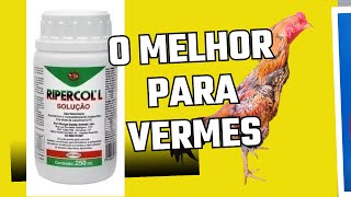 SAIBA COMO USAR CORRETAMENTE RIPERCOL ORAL PARA VERMES DE AVES [upl. by Atimed]