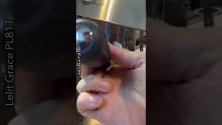 ASMR Lelit Grace PL81T Espresso Shot Short [upl. by Cyd384]