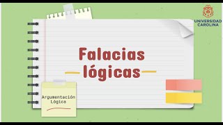 Falacias lógicas [upl. by Ydniw]