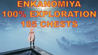 Enkanomiya 100 Exploration 185 All Chest Locations Genshin Impact [upl. by Anitap]