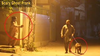 SCARY GHOST PRANK ON ANGRY DOG  EPIC PRANK [upl. by Asssilem]