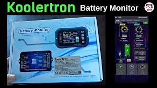 New Test Gadget  Koolertron Battery Monitor w400AMP Shunt amp Bluetooth App [upl. by Pappano159]