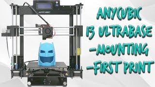 STAMPANTE 3D Anycubic Prusa I3 Ultrabase [upl. by Lore]