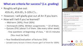 Biophysics 401 Lecture 1 Introduction Dogma of Molecular Biology Evolution [upl. by Gaskill]