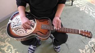 Dobro little performance  Steel Guitar Blues [upl. by Lain]