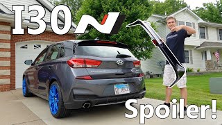 Installing an I30 N Spoiler on my Elantra GT N Line  Hard to Find [upl. by Beichner250]