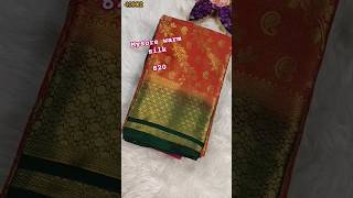 Fancy mysore warm silk  price 820  order through 9003296597 [upl. by Goto471]