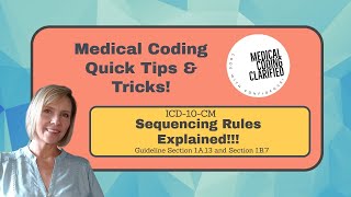 ICD10 Sequencing Rules Explained [upl. by Akinihs]