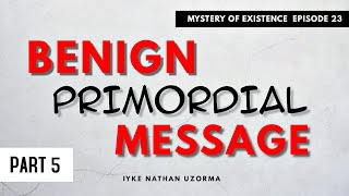 Benign Primordial Message Part Five [upl. by Alorac]