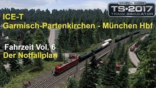 Train Simulator 2017  ICE 1526 mit Zugansagen nach München am Unfall vorbei [upl. by Holna970]