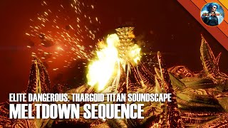 ELITE DANGEROUS  Thargoid Titan Soundscape Meltdown [upl. by Dorion]