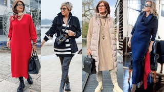 Les robes à la mode pour AUTOMNE et lHIVER 2024 qui vous feront sortir du lot  Mode après 60 ans [upl. by Aley]