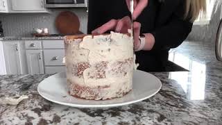 How to Frost a Cake without Cake Tools [upl. by London]