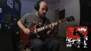 CKY  Disengage The Simulator  Guitar Cover [upl. by Nesyla]