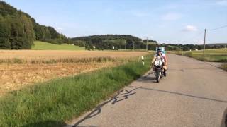 Kapelle Menzl Trommelbazi mit der BMW zur Brass Wiesn und dann Gäubodenfest Straubing [upl. by Tigirb508]