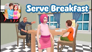 Mother Simulator Pregnant Game  Serve Breakfast  Gameplay Walkthrough Part 2 [upl. by Emilie]