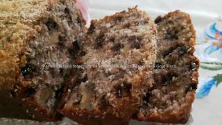 plumcake integrale al cocco cioccolato e noci ricetta senza uova e ne burro [upl. by Eniamrehc]