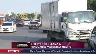 Director DGII llama a renovar el marbete a tiempo [upl. by Grenier]