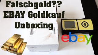 Privater Goldkauf  Wie sicher ist EBAY Goldkauf UNBOXING  Goldanalytix Goldscreensensor GOLD TEST [upl. by Cerelly573]