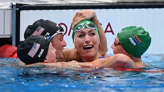 Tatjana Schoenmaker wins South Africas first gold medal at Tokyo 2020 Olympic Games Reaction [upl. by Juna]