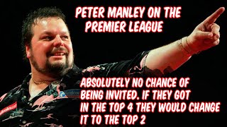 Peter Manley  ABSOLUTELY NO chance of being invited If they got in the top 4 they would CHANGE it [upl. by Styles785]