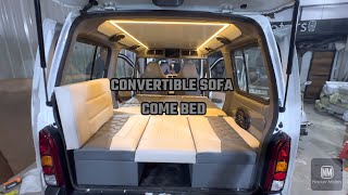 Convertible Sofa Come Bed For Maruti Eeco Bs6  Modification hub  Vadodara  M 8140807082 [upl. by Mimi]