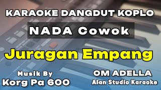 JURAGAN EMPANG  KARAOKE NADA COWOK  DANGDUT KOPLO VERSION [upl. by Nitsa]