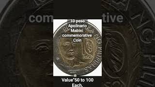 Apolinario mabiniten peso commemorative coin shorts [upl. by Etnovad]