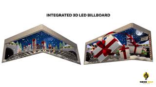 BGC Toy Diorama Naked Eye 3D Integrated Billboard [upl. by Eveneg]