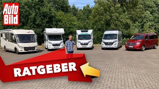 Wohnmobile 2022  Welches Camper ist das richtige für mich  Ratgeber mit Alexander Failing [upl. by Tillman11]