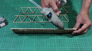 Diy easy truss bridge 176 [upl. by Oicneconi]