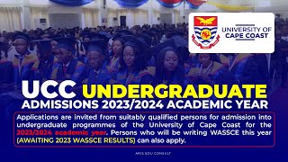 UCC 20232024 ADMISSIONS ARE NOW ON SALE [upl. by Mylo]