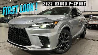 2023 LEXUS RX350 FSPORT 2 IRIDIUM Exterior FIRST LOOK and OVERVIEW [upl. by Sucramej]