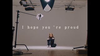 Rachel Grae  Hope Youre Proud Official Lyric Video [upl. by Einra602]